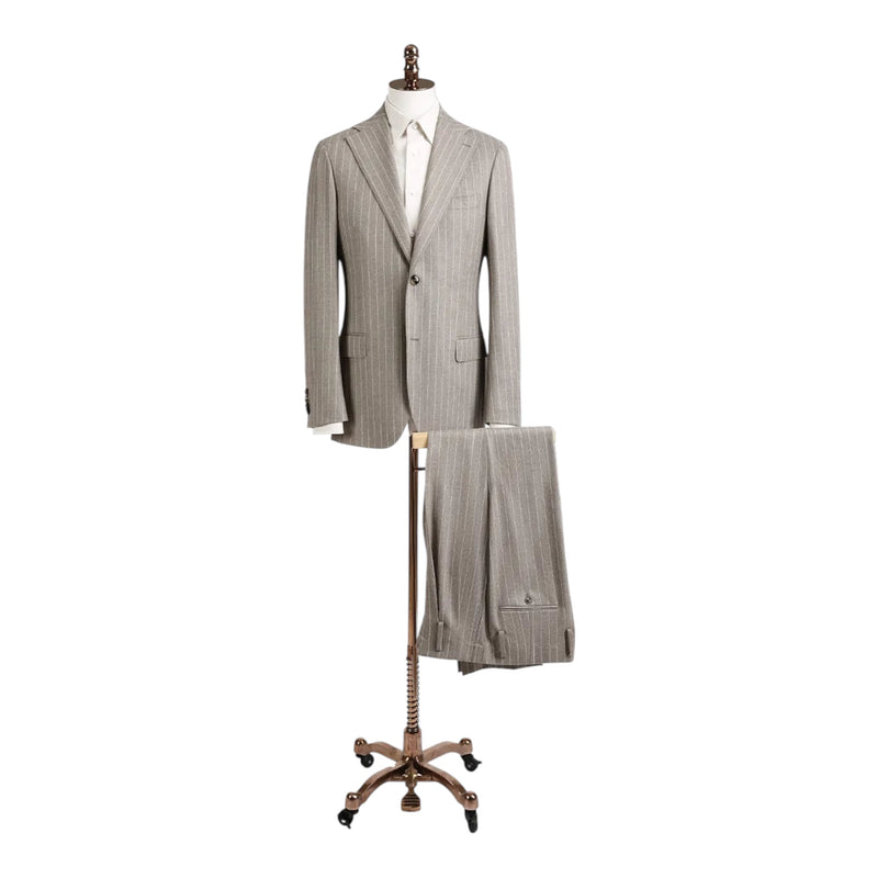 Taupe Pinstripe Executive Suit (DAY9174)