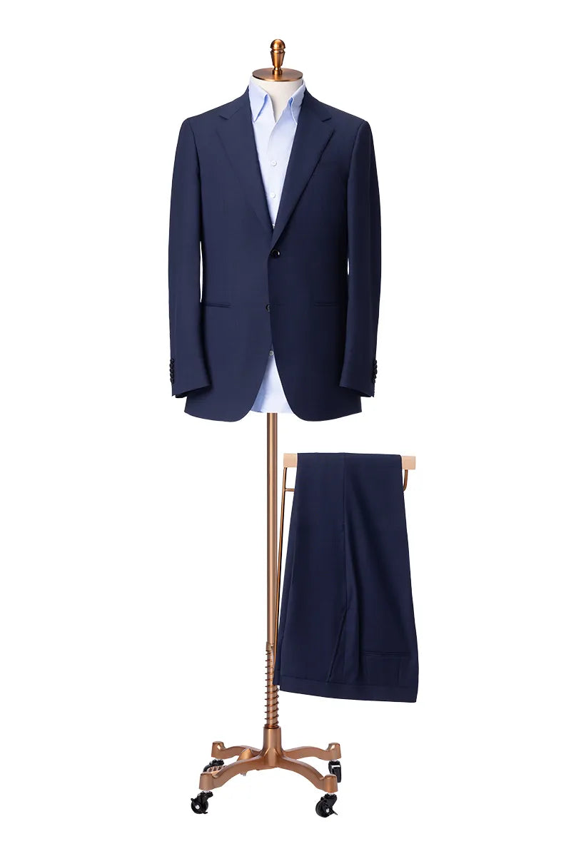 Classic Navy Merino Wool Suit (DBV181A)