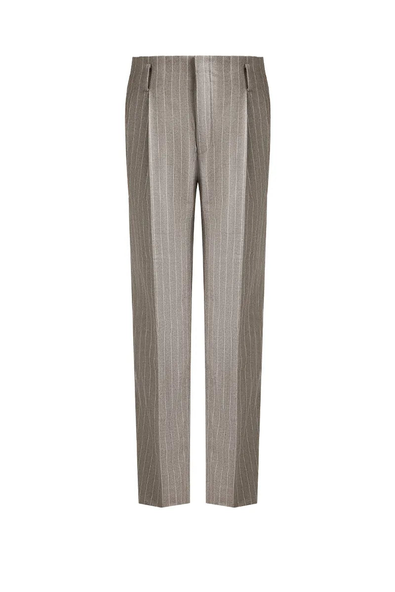 Taupe Pinstripe Executive Suit (DAY9174)