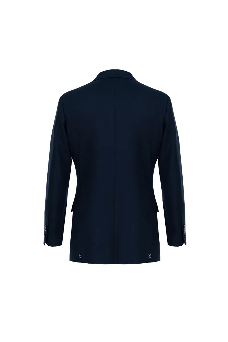 Executive Navy Full Canvas Suit (DAY9144)