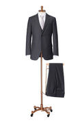 Charcoal Tone-on-Tone Three-Piece Suit：(DBS132A)