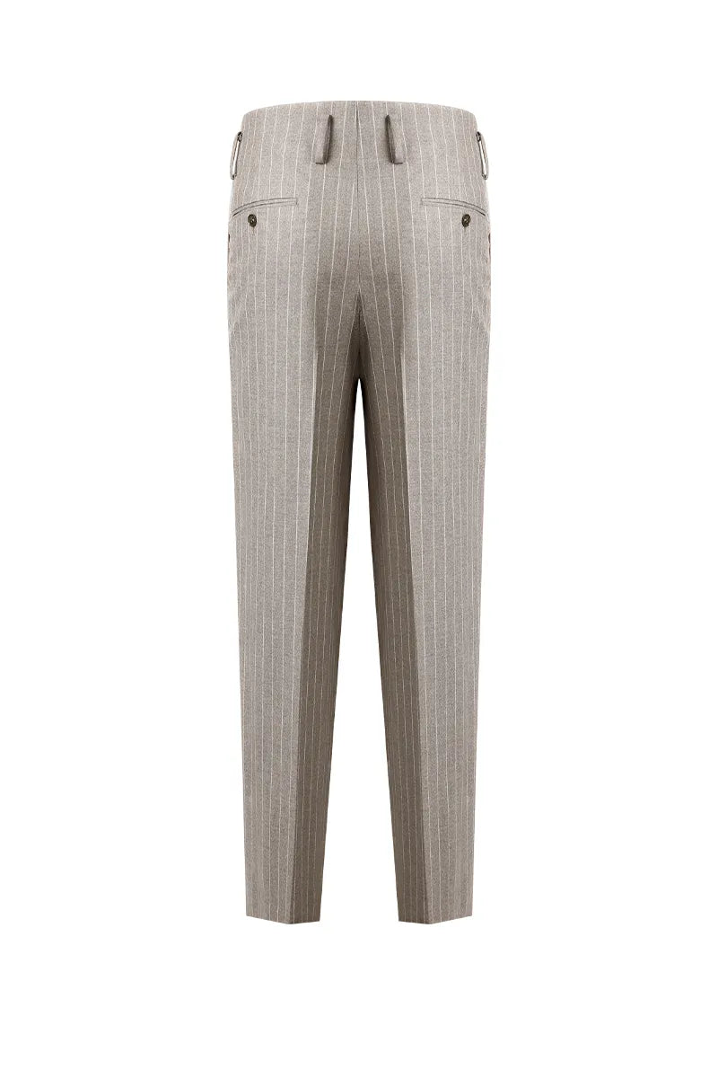 Taupe Pinstripe Executive Suit (DAY9174)