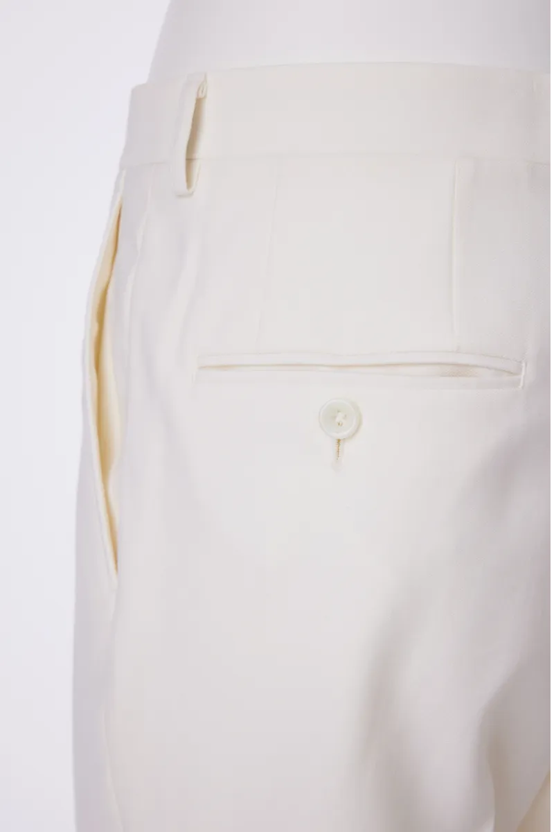 Ramón Antonio White One-Button Formal Suit. (DZZ0020)
