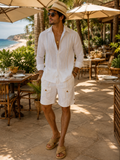 Mar De Lino – Embroidered Linen Shirt