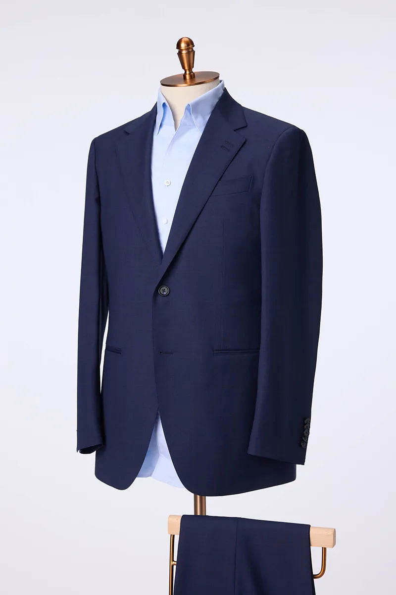 Classic Navy Merino Wool Suit (DBV181A)