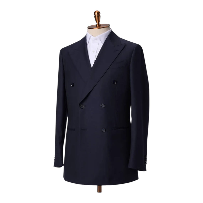 Business 5 Series Double-Breasted Navy Suit