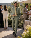 The Sage Mandarin Suit