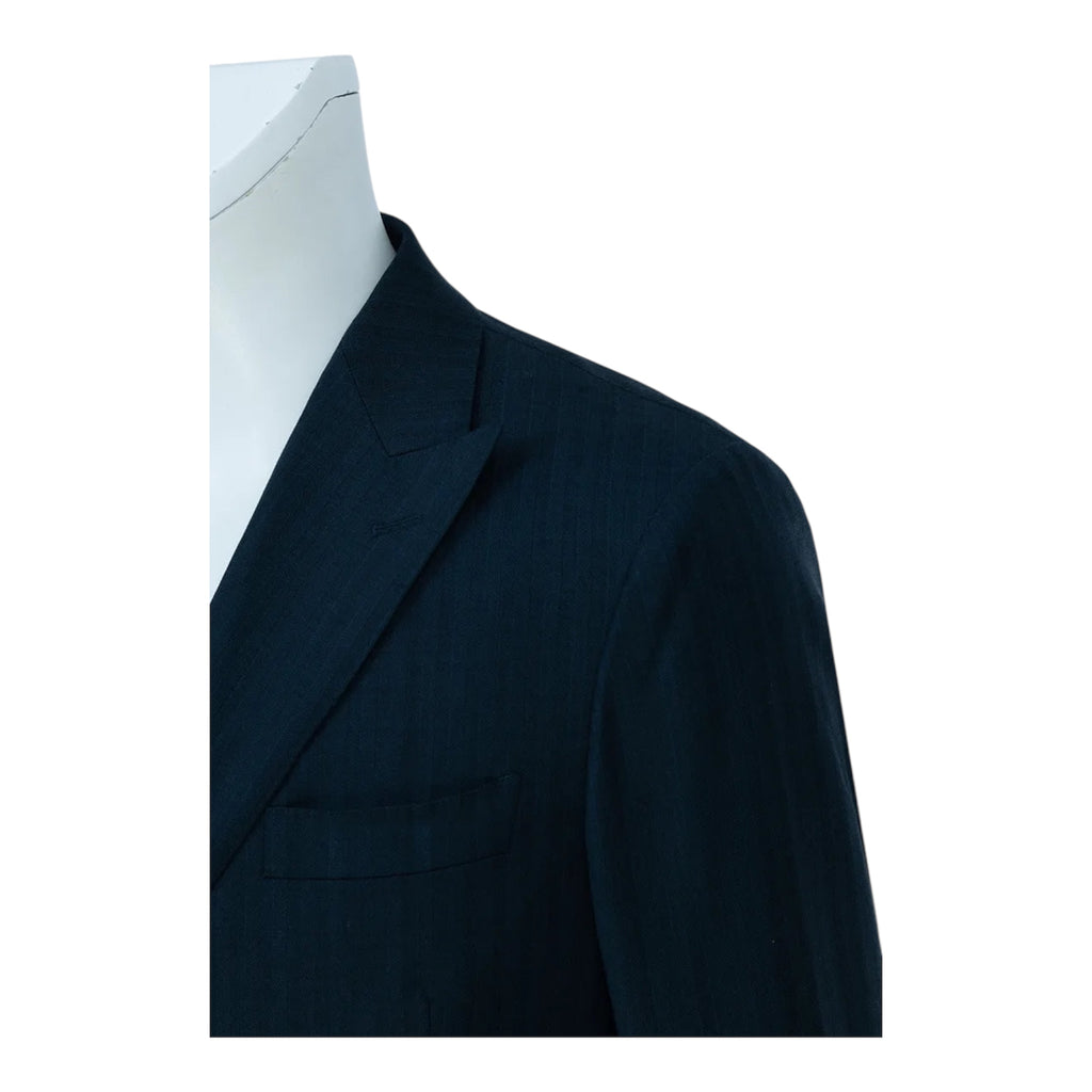 Navy Stripe Double-Breasted Business (DLL0126)