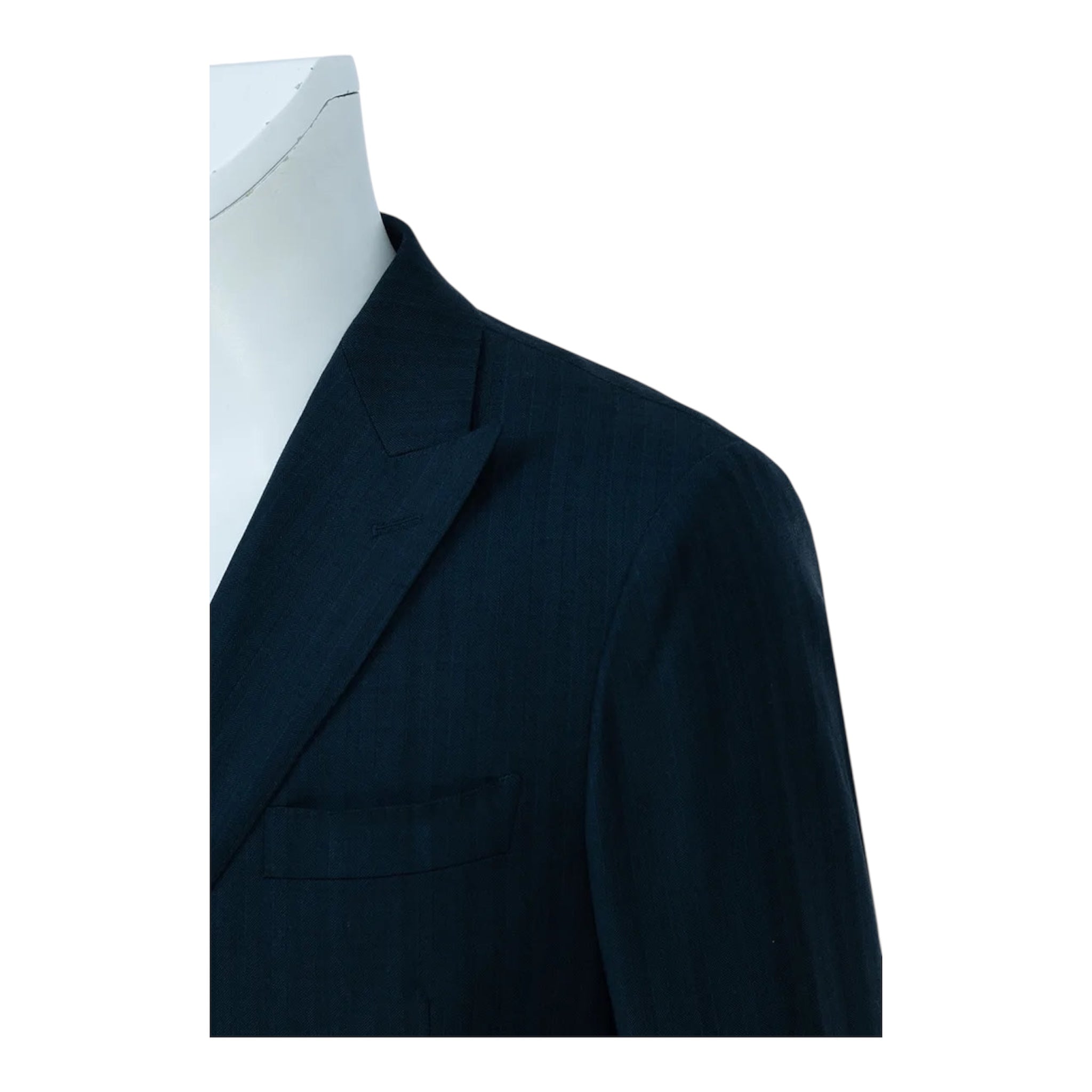 Navy Stripe Double-Breasted Business (DLL0126)