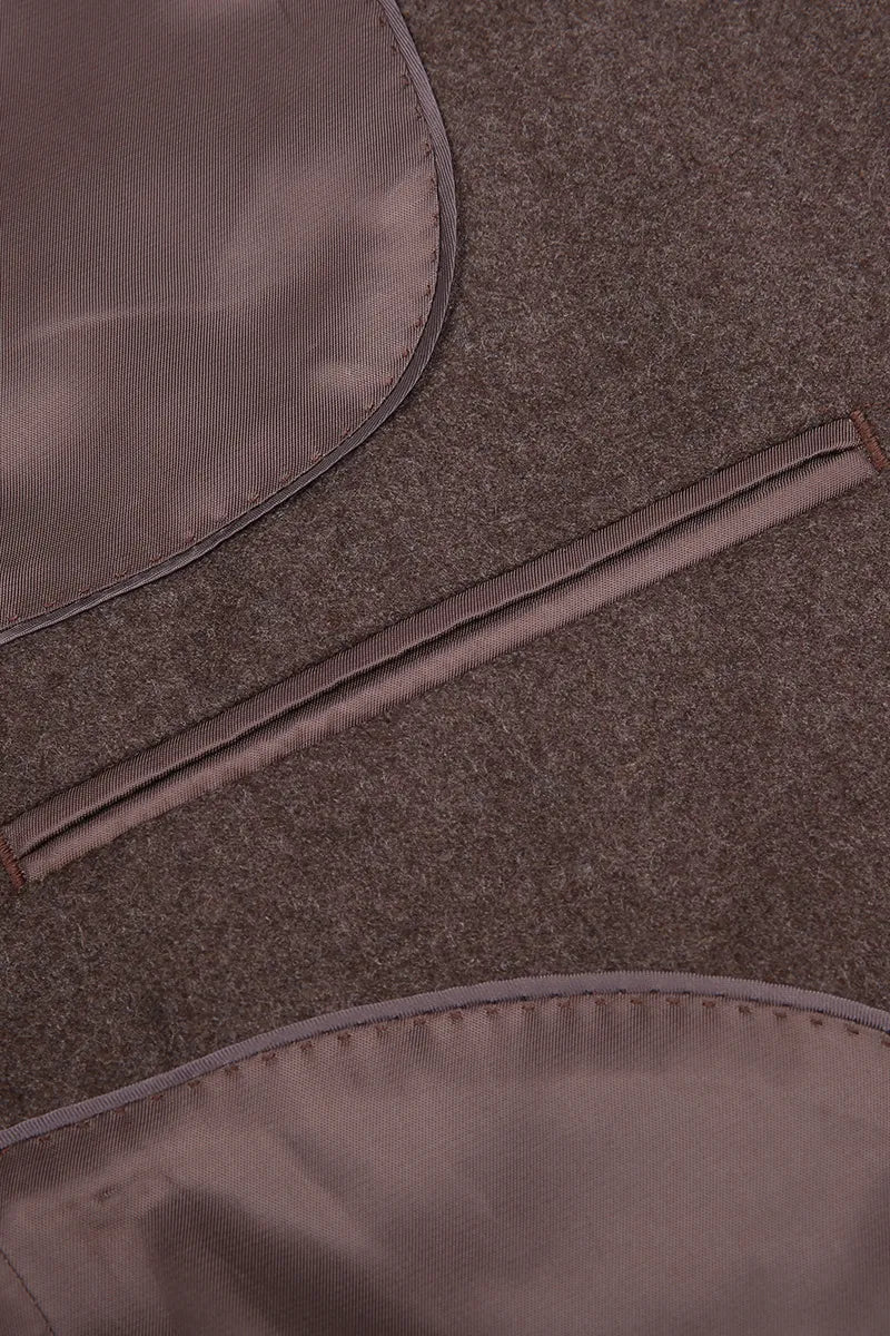Mocha Brown Winter Business Suit (DAY9046)