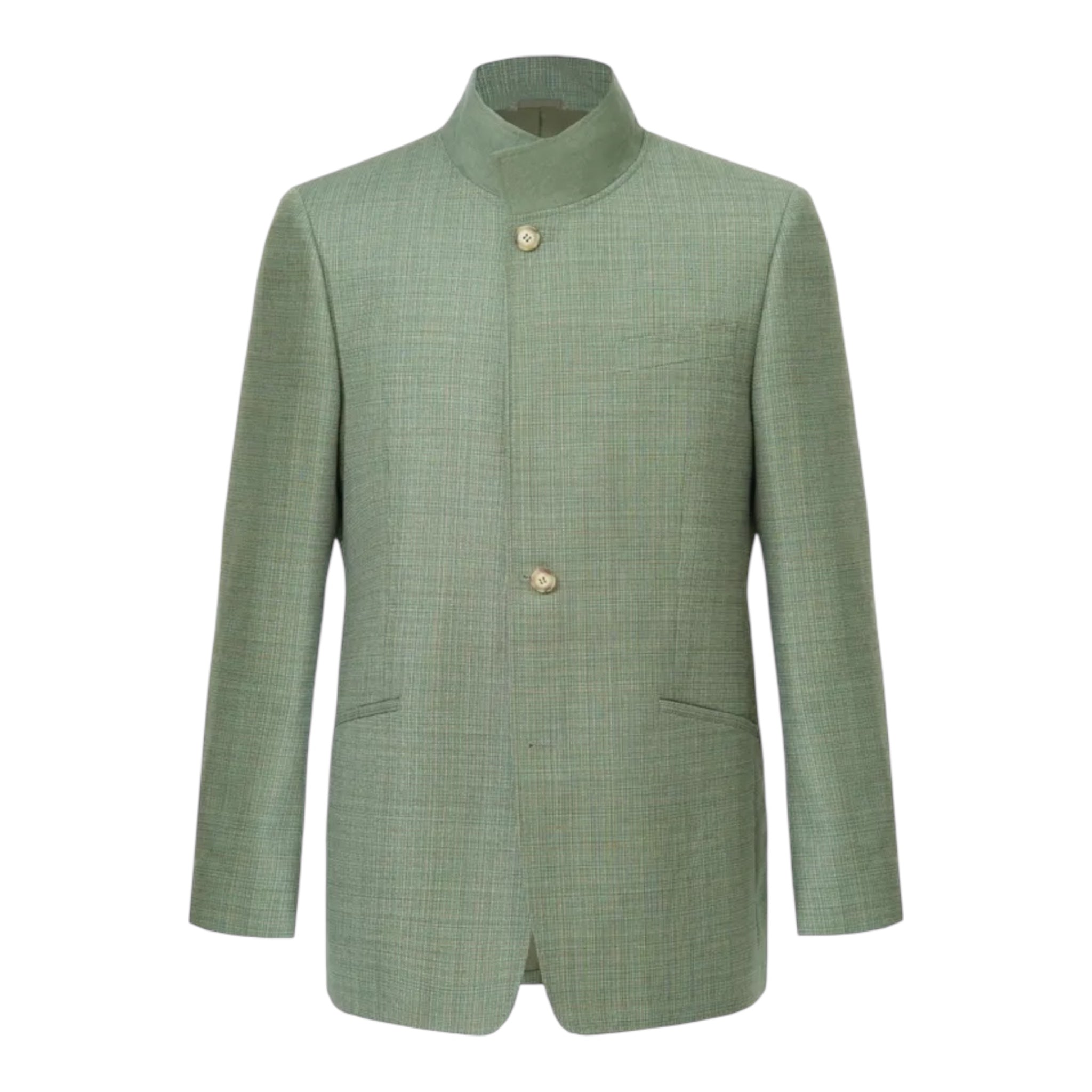 The Sage Mandarin Suit