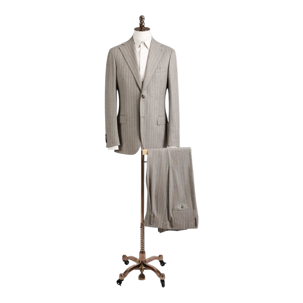 Taupe Pinstripe Executive Suit (DAY9174)