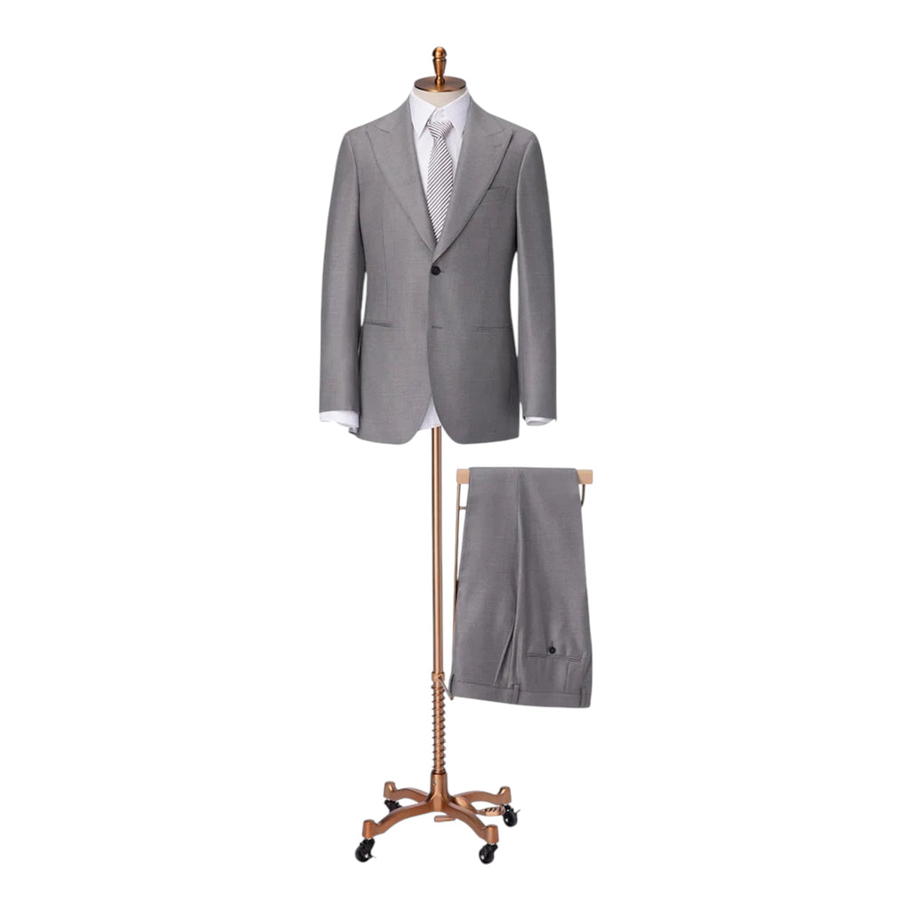 Light Gray Wool & Silk Suit (DAT8085)
