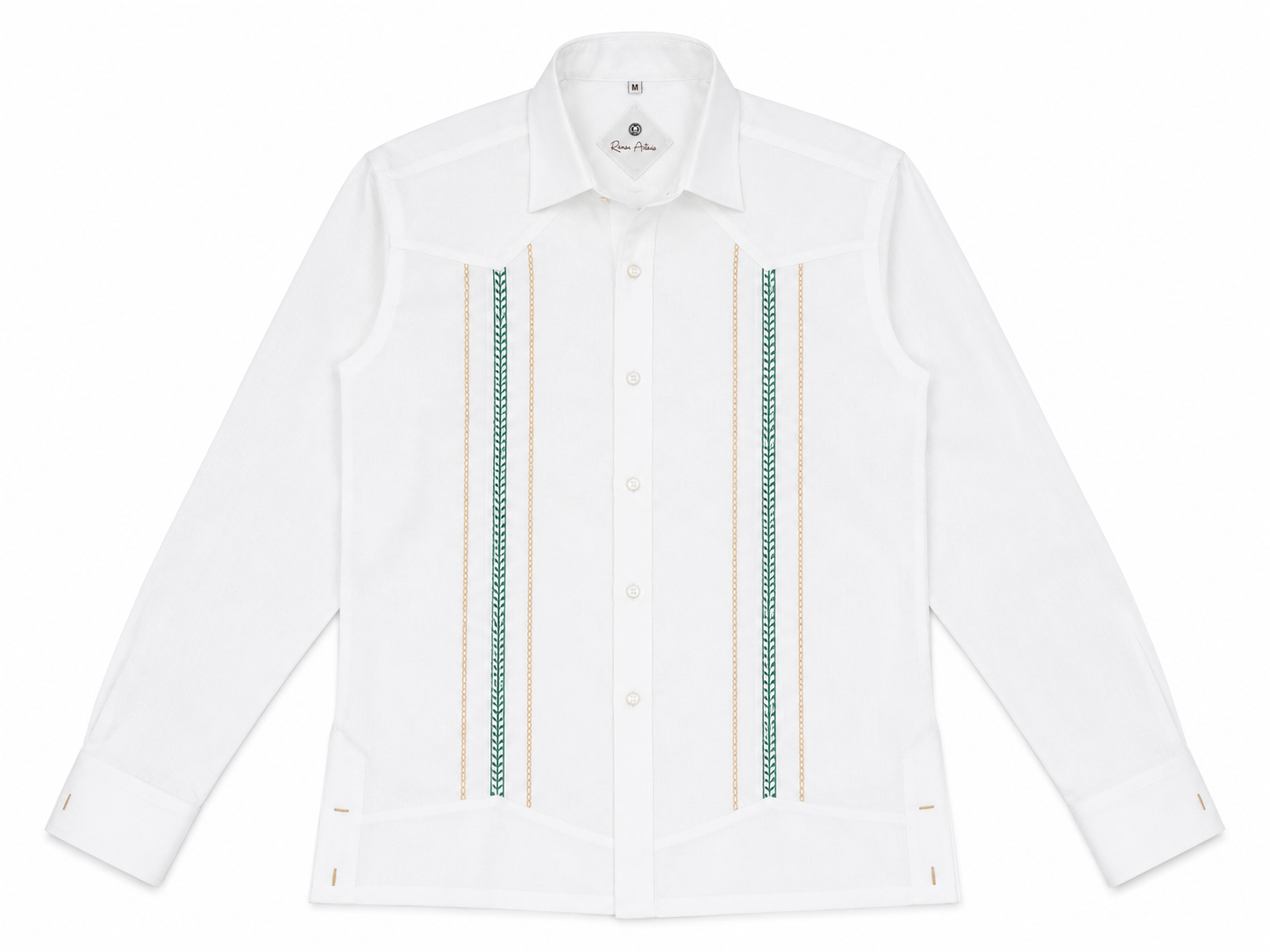 Mar de Lino – Embroidered Linen Two-Piece Outfit