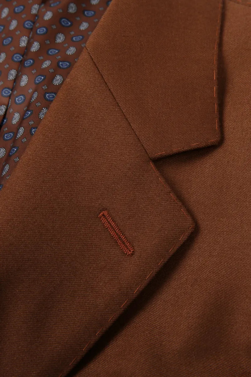 Caramel Australian Wool Business Suit. (DBV2468)