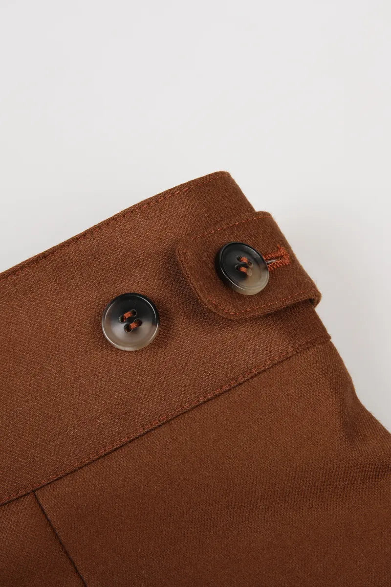 Caramel Australian Wool Business Suit. (DBV2468)