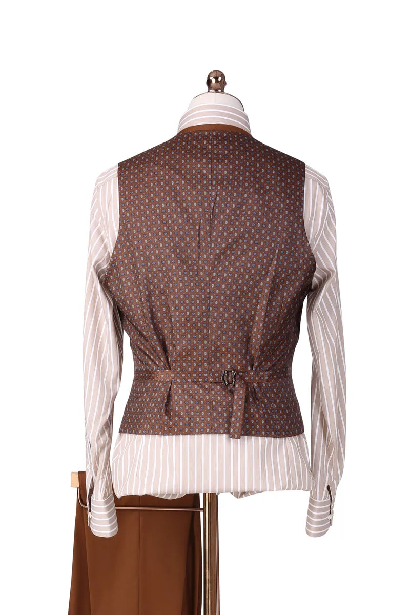 Caramel Australian Wool Business Suit. (DBV2468)