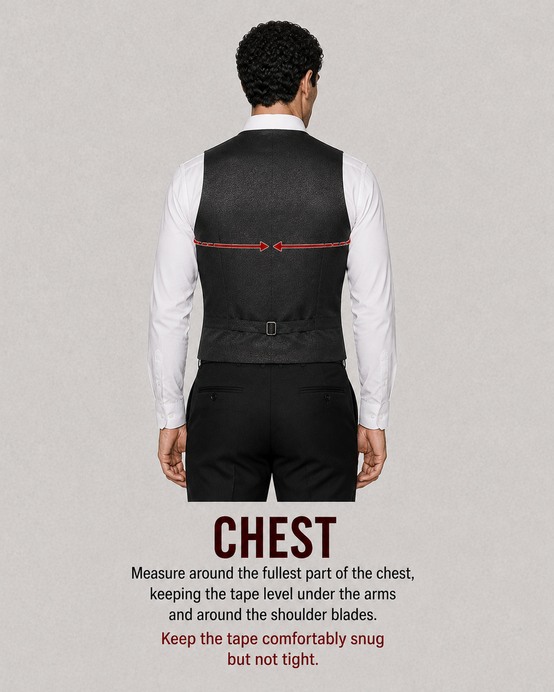 How to measure vest chest