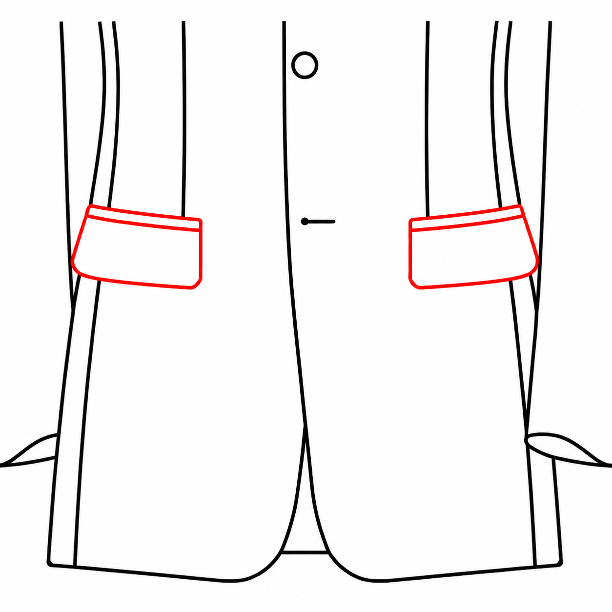 Straight Lower Pocket