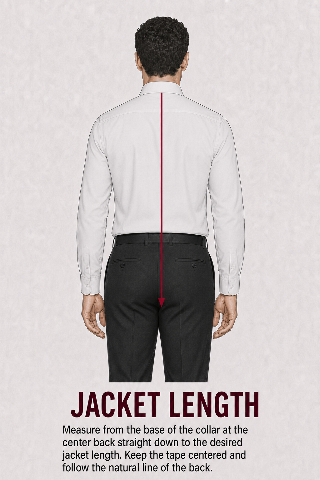 How to measure jacket length