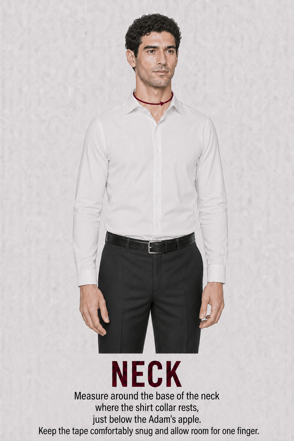 How to measure the neck