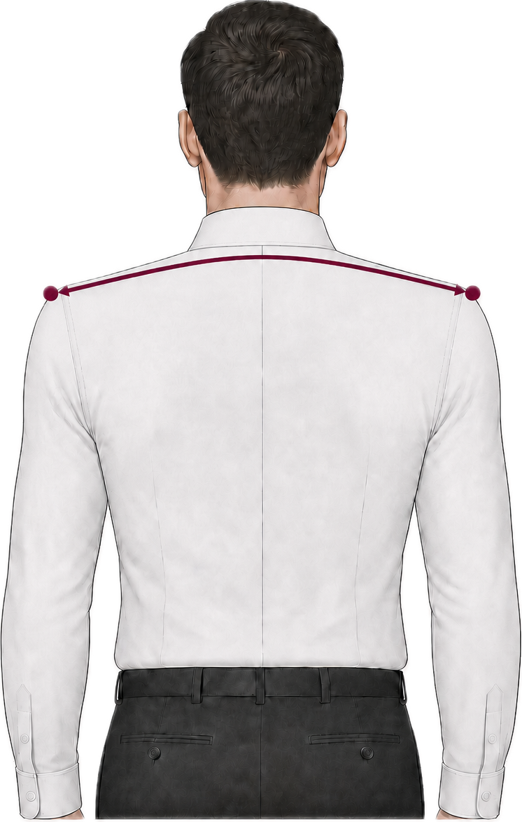 How to measure shoulder point to point