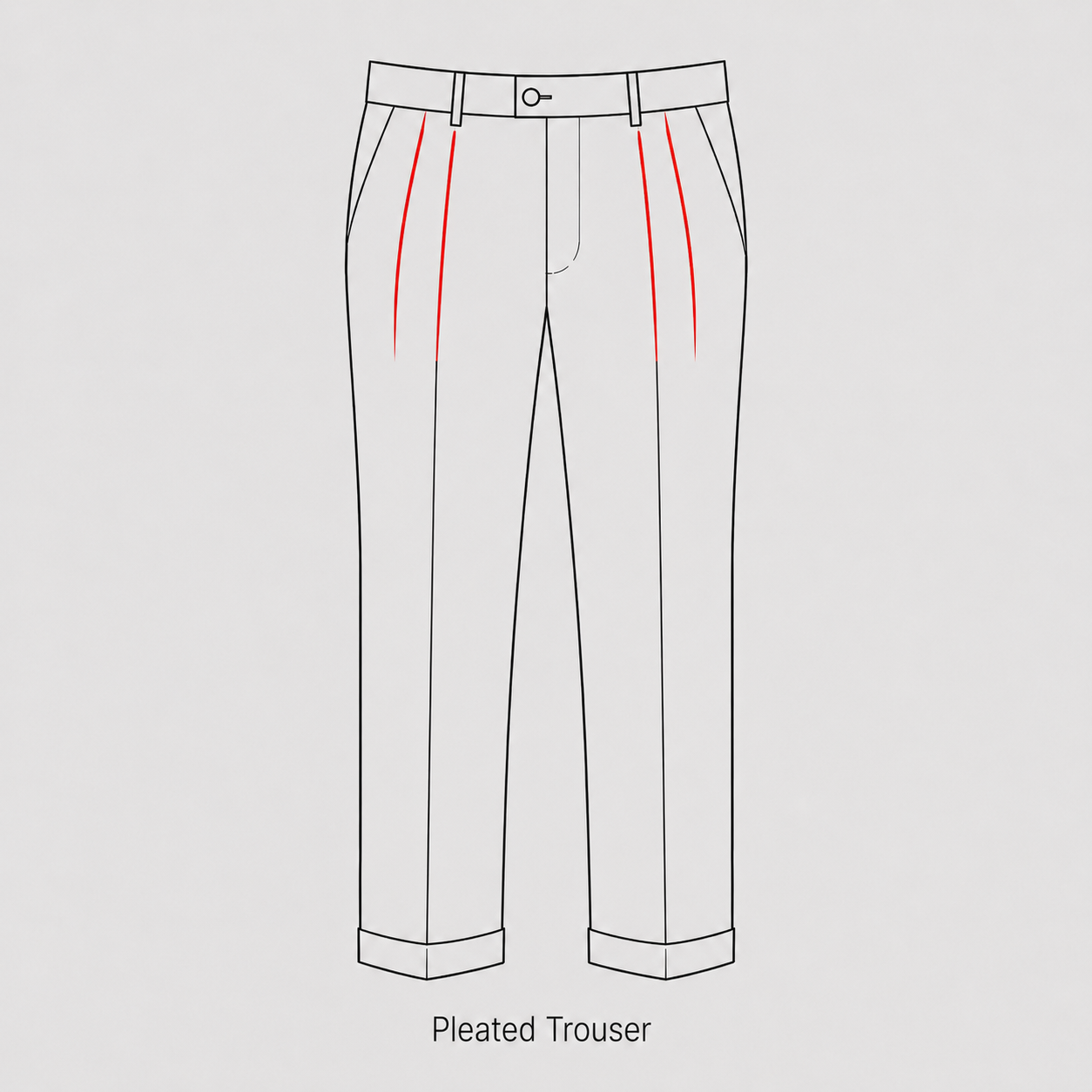 Pleated Front