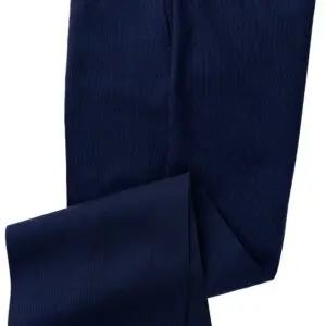 A pair of pants that are folded up.