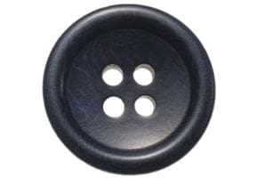 A button with four holes on it.