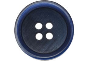 A button with four holes on it.